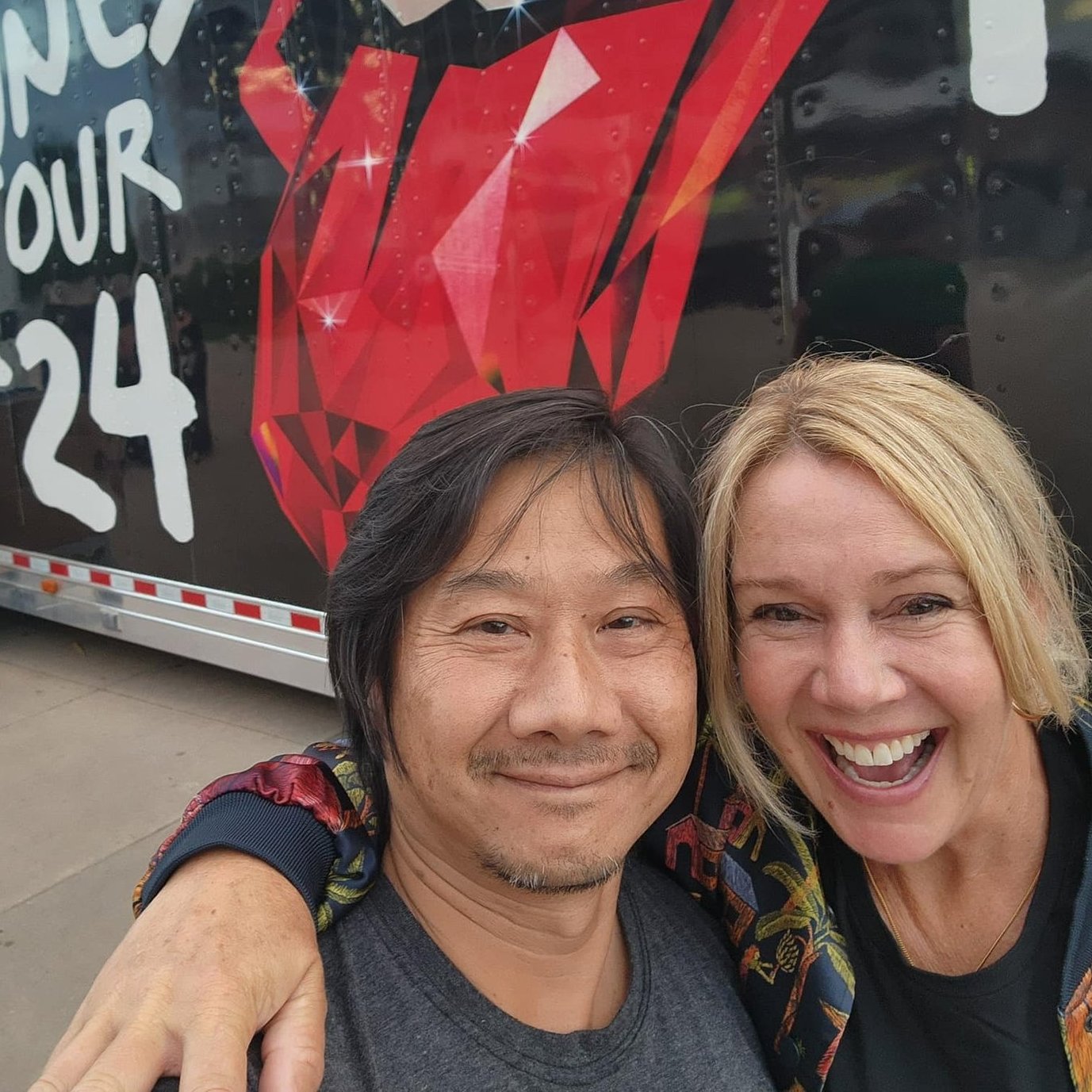 Jennifer with her husband Weng Lam