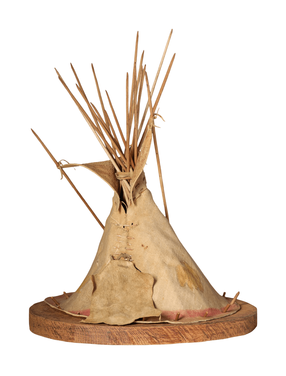 Painted Miniature Teepee by Charles M. Russell